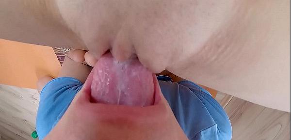  Clit Licking and Pussy Eating POV till Explosive Orgasm - EXTREME CLOSE UP Amateur MrPussyLicking